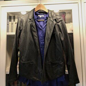 Lucky Brand Black Waxed Jacket